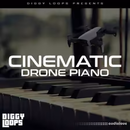 Diggy Loops Cinematic Drone Piano [WAV] - Sample Pack Artwork