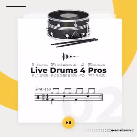 Diginoiz Live Drums 4 Pros 2 [WAV] - Sample Pack Artwork