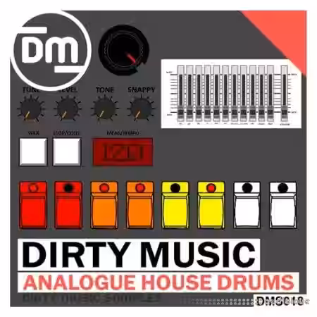 Dirty Music Analogue House Drums [WAV] - Sample Pack Artwork