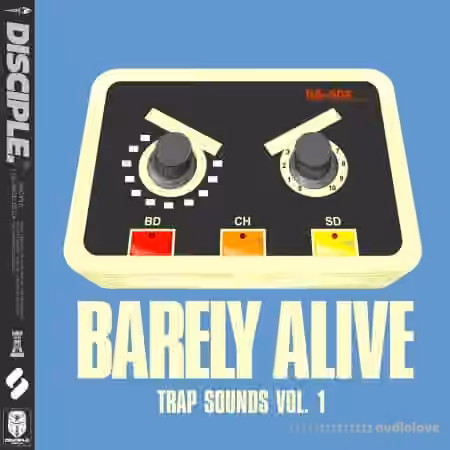 Disciple Samples Barely Alive Trap Sounds Vol.1 [WAV] - Sample Pack Artwork