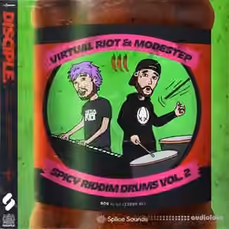 Disciple Samples Virtual Riot X Modestep Spicy Riddim Drums Vol.2 [WAV]