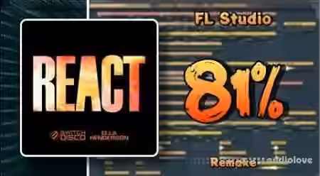 Distilish Switch Disco REACT (FL Studio Remake) + FLP [DAW Templates] - Sample Pack Artwork