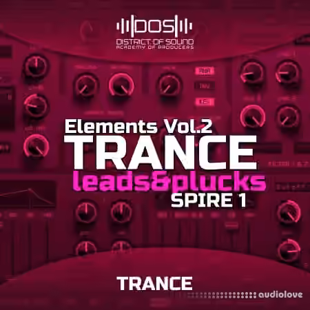 District of Sound Elements Trance Lead and Plucks For Spire Vol.2 [Synth Presets] - Sample Pack Artwork