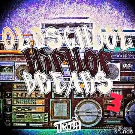 DJ 1Truth Old School Hip Hop Breaks 3 [WAV] - Sample Pack Artwork