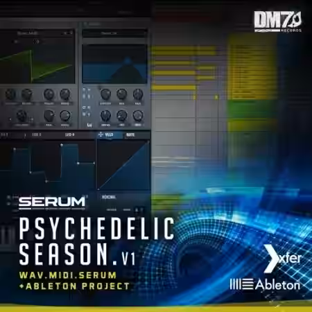 Dm7 Records Serum Psychedelic Season Vol.1 [MULTiFORMAT] - Sample Pack Artwork