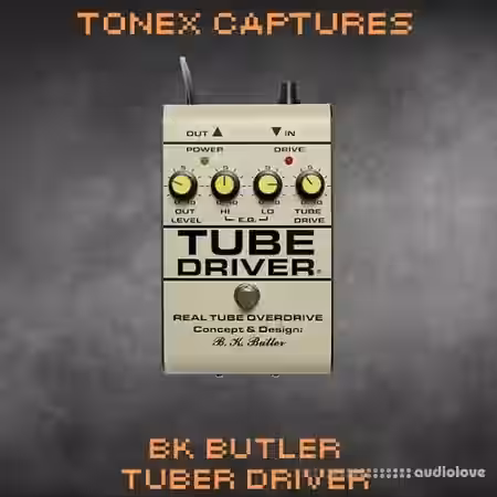 DPE Pedals BK Butler Tube Driver TONEX - Sample Pack Artwork