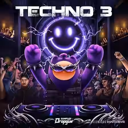 Dropgun Samples Techno 3 [WAV, Synth Presets] - Sample Pack Artwork