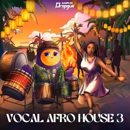 Dropgun Samples Vocal Afro House 3 [WAV, Synth Presets] - Sample Pack Artwork