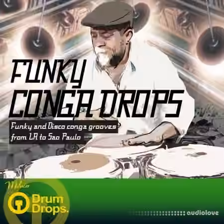 DrumDrops Funky Conga Drops [WAV] - Sample Pack Artwork