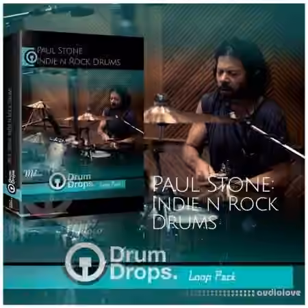 DrumDrops Paul Stone Indie N Rock [WAV] - Sample Pack Artwork
