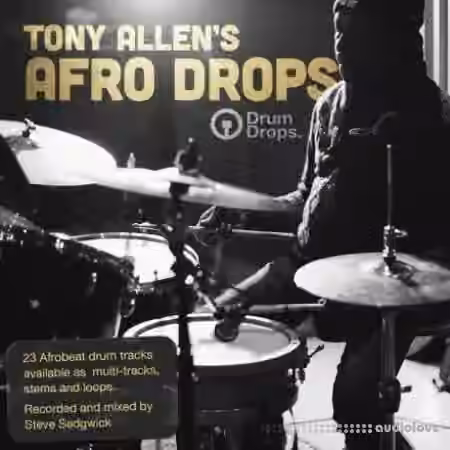 DrumDrops Tony Allens Afro Drops: Stems and Mix Files [MULTiFORMAT] - Sample Pack Artwork