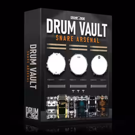 Drumforge Drum Vault Snare Arsenal Full Edition v1.1 [WAV, Synth Presets] - Sample Pack Artwork