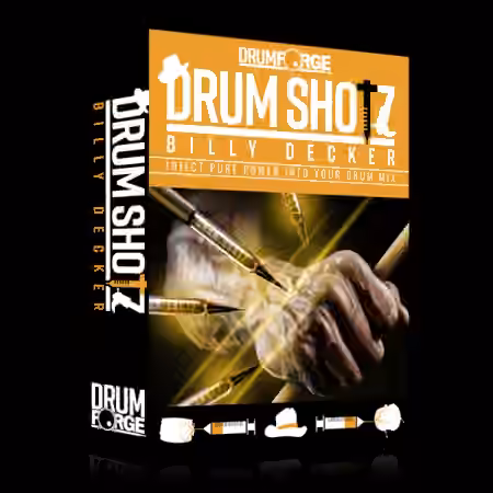 Drumforge DrumShotz Billy Decker [WAV] - Sample Pack Artwork