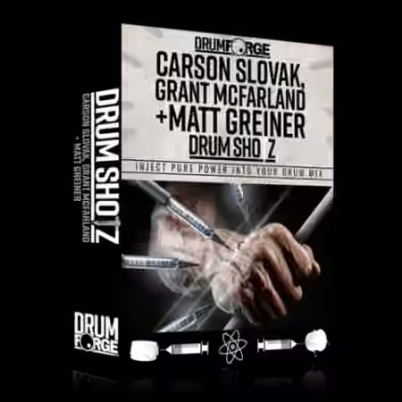 Drumforge Drumshotz Carson Slovak Grant McFarland and MattGriener [WAV] - Sample Pack Artwork