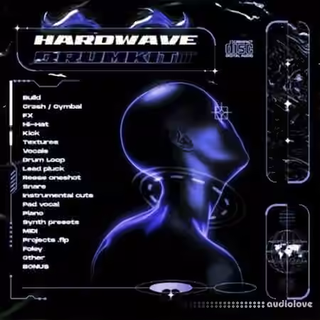DXXDLY Hardwave Drum Kit Vol.1 [WAV, MiDi, Synth Presets, DAW Templates] - Sample Pack Artwork