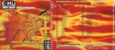 E-MU Classic Series Vol.16 Studio Drum Kits And Percussion [for Emulator X3]