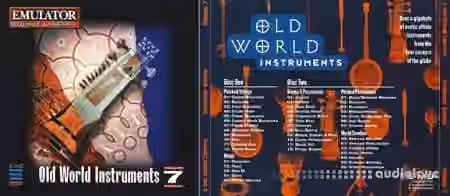 E-MU Producer Series Vol.7 Old World Instruments [for Emulator X3] - Sample Pack Artwork