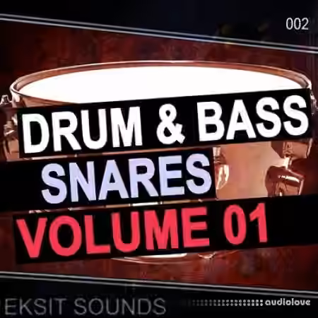 Eksit Sounds Drum and Bass Snares Volume 1 [WAV] - Sample Pack Artwork