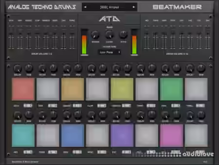 Electronik Sound Lab Analog Techno Drums v1.2.0 [WiN, MacOSX] - Sample Pack Artwork