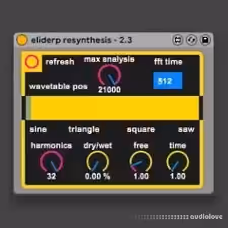 Eliderp Resynthesis v2.5 [Max for Live] - Sample Pack Artwork