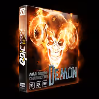 Epic Stock Media AAA Game Character Demon [WAV]