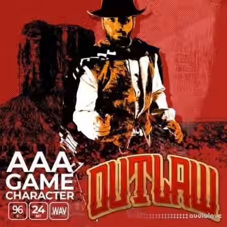 Epic Stock Media AAA Game Character Outlaw [WAV] - Sample Pack Artwork