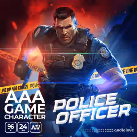 Epic Stock Media AAA Game Character Police Officer [WAV] - Sample Pack Artwork