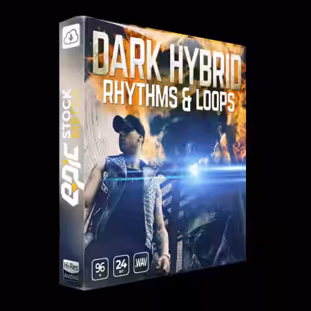 Epic Stock Media Dark Hybrid Rhythms and Loops [WAV] - Sample Pack Artwork