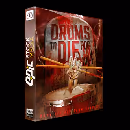 Epic Stock Media Drums To Die For Vol.4 [WAV] - Sample Pack Artwork