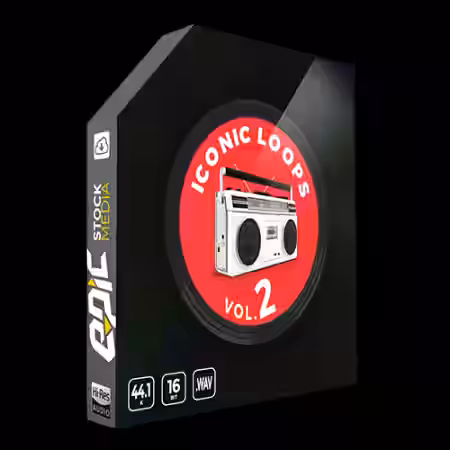 Epic Stock Media Iconic Loops Vol.2 [WAV] - Sample Pack Artwork
