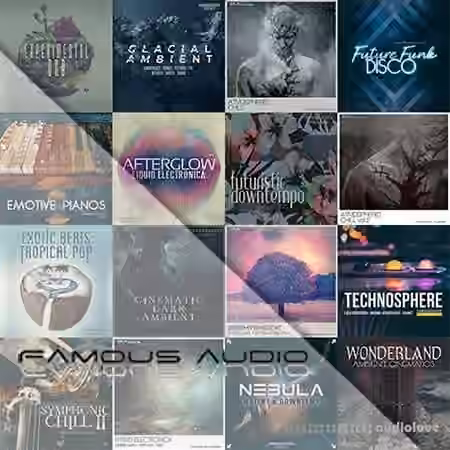 Famous Audio BUNDLE 18 in 1 [WAV, MiDi, Synth Presets] - Sample Pack Artwork