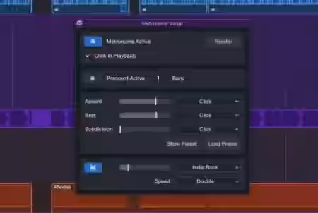 Fender Studio Pro 8 Drum Metronome Soundset - Sample Pack Artwork