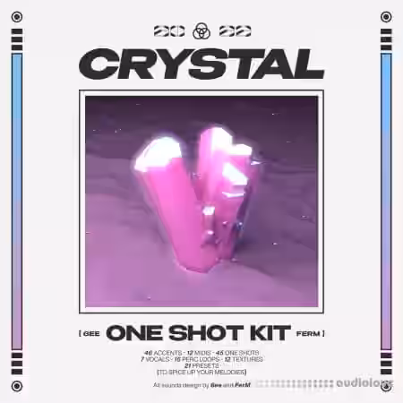 FerM Crystal One Shot Kit Vol.1 [WAV, MiDi, Synth Presets] - Sample Pack Artwork