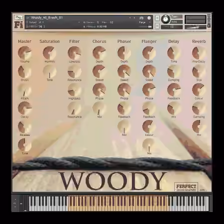 Ferpect Instruments Woody African Percussion [KONTAKT] - Sample Pack Artwork