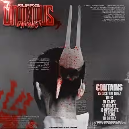 Filippxs OM1NOUS DRVMK1T [WAV, DAW Templates] - Sample Pack Artwork