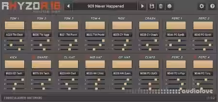 Force56 Audio Software Rhyzor16 Drums RETAiL [WiN] - Sample Pack Artwork