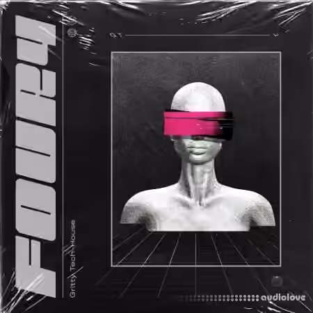 Four4 Gritty Tech House [WAV, MiDi] - Sample Pack Artwork