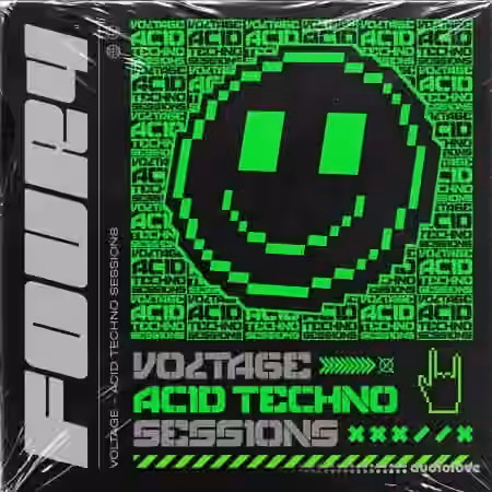 Four4 Voltage Acid Techno Sessions [WAV] - Sample Pack Artwork