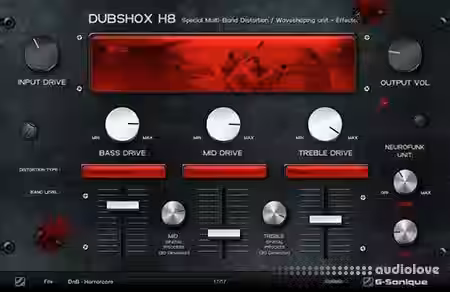 G-Sonique DUBSHOX Multi-Band Distortion X86 [WiN] - Sample Pack Artwork
