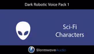 GameDev Market Dark Robotic Voice Pack 1 [WAV]