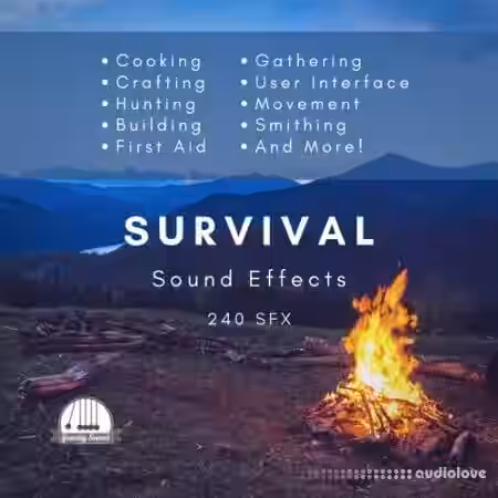 GameDev Market Survival Sound Effects [WAV] - Sample Pack Artwork
