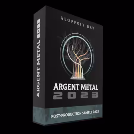 Geoffrey Day Argent Metal 2023 Post-Production Sample Pack [WAV] - Sample Pack Artwork