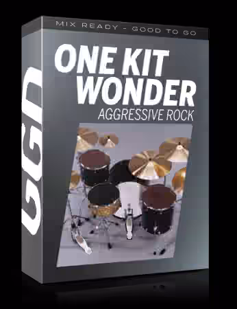 Getgood Drums One Kit Wonder Aggressive Rock v1.0.0 [KONTAKT] - Sample Pack Artwork