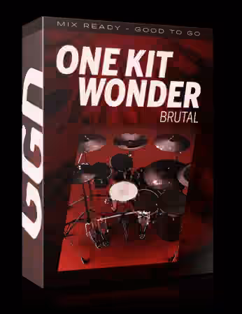 GetGood Drums One Kit Wonder Brutal [KONTAKT] - Sample Pack Artwork