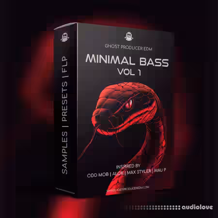 Ghost Producer EDM Minimal Bass Vol.1 [WAV, Synth Presets, DAW Templates] - Sample Pack Artwork