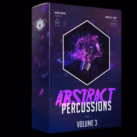 Ghosthack Abstract Percussions Volume 3 [WAV] - Sample Pack Artwork