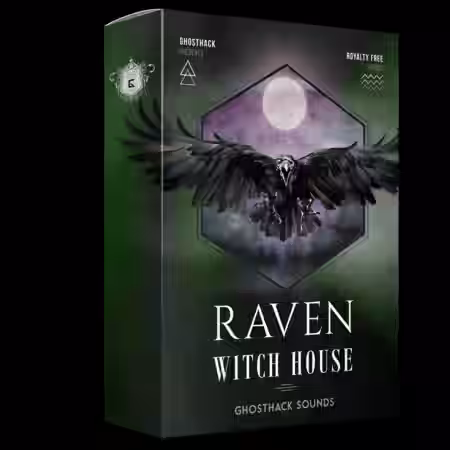 Ghosthack Raven Witch House [WAV, MiDi, Synth Presets] - Sample Pack Artwork
