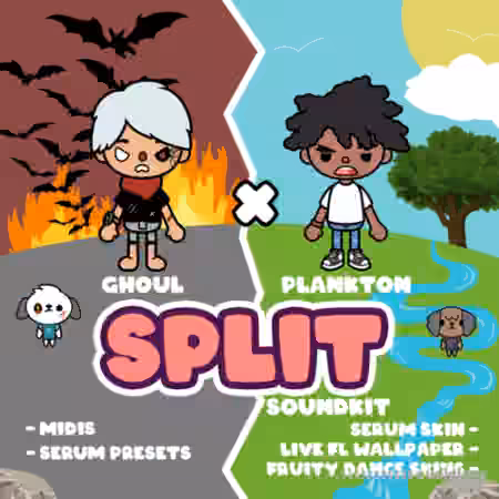 Ghoul split [sound kit] [MiDi, Synth Presets] - Sample Pack Artwork