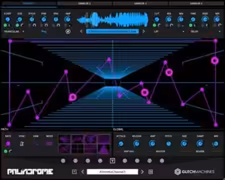 Glitchmachines Palindrome v1.4.0 [WiN, MacOSX] - Sample Pack Artwork