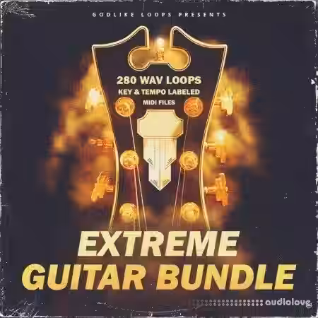 Godlike Loops Extreme Guitar Bundle [WAV, MiDi] - Sample Pack Artwork